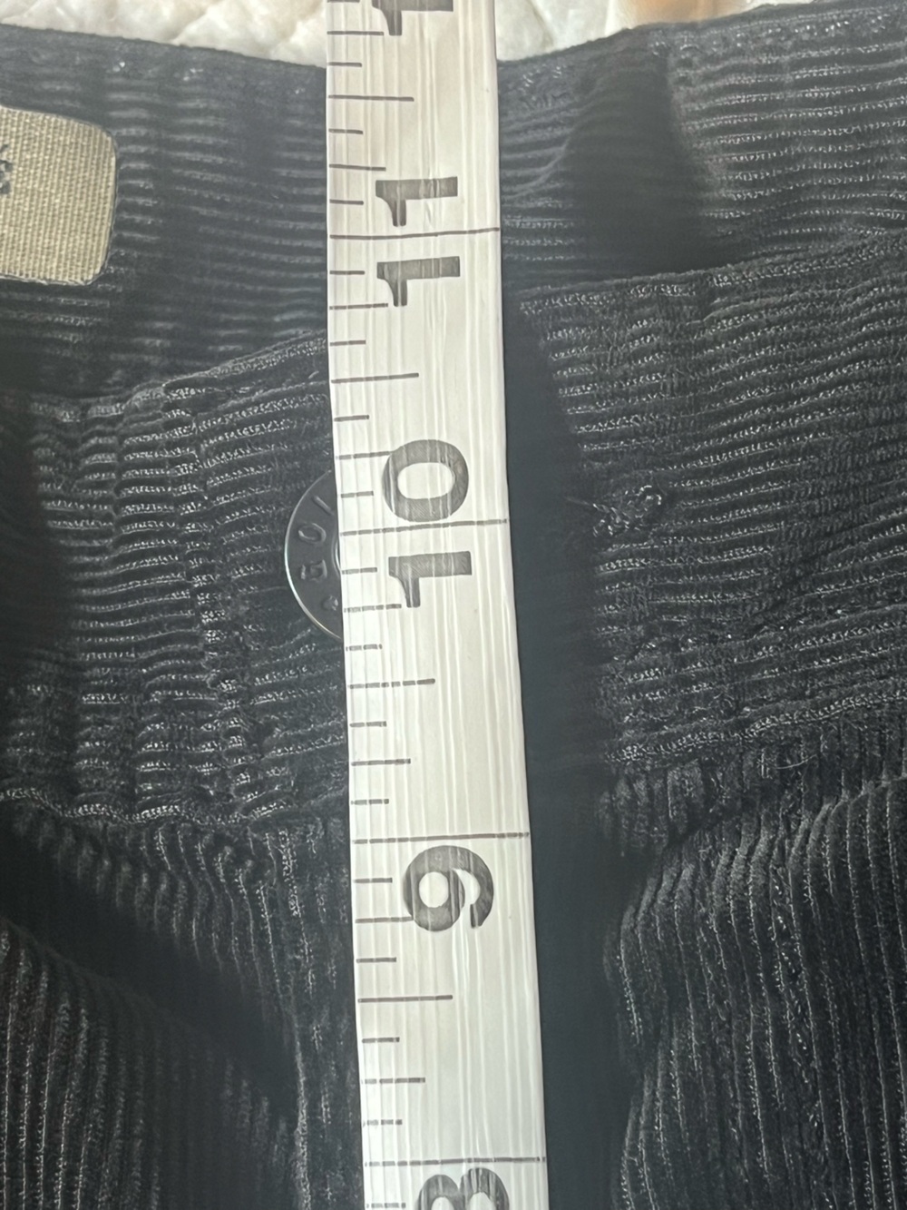 Ag Adriano Goldschmied  The Protege Straight Corduroy Jeans off-black, 36x30.75 - Picture 14 of 14